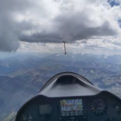 Flugwegposition um 13:47:42: Aufgenommen in der Nähe von Savoyen, Frankreich in 4122 Meter